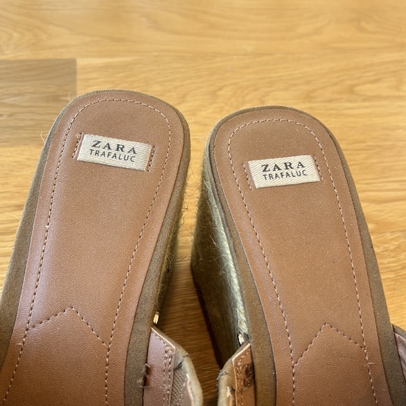 A pair of Zara shoes, camel color. - Picture 7 of 7